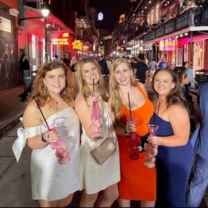 House of Harlow - Orange Midi Dress